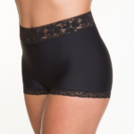 Svart maxi trosa i microfiber med lätt shaping