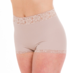 sandfärgad maxi trosa i microfiber med lätt shaping