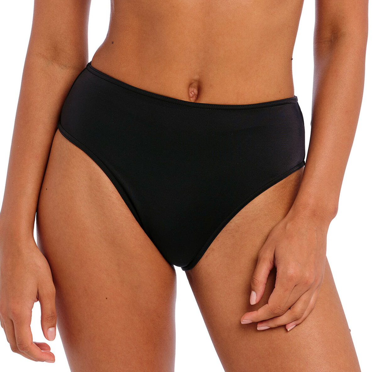 Freya Jewel Cove High waist bikini brief Plain Black - XL