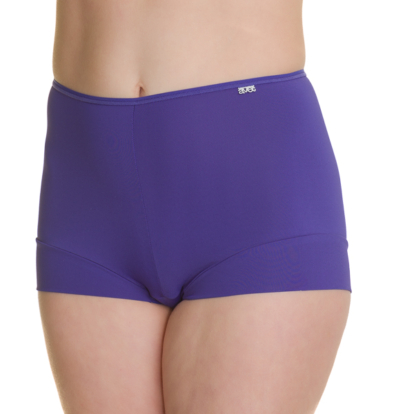 Blålila boxertrosa i microfiber som andas.