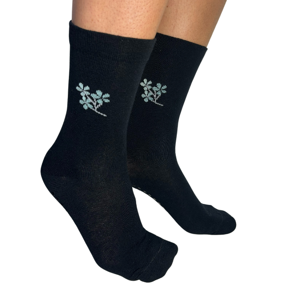 2-pack Socka med halkskydd - Svart