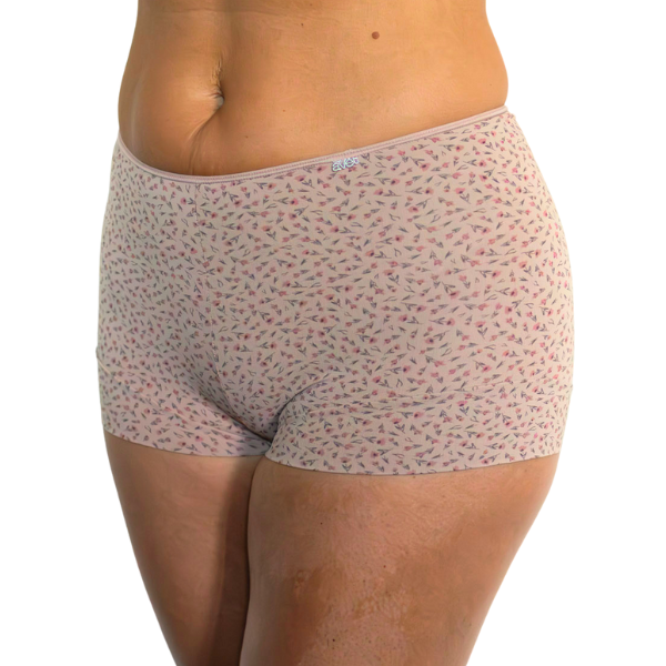 Avet Boxertrosa- Beige blommig